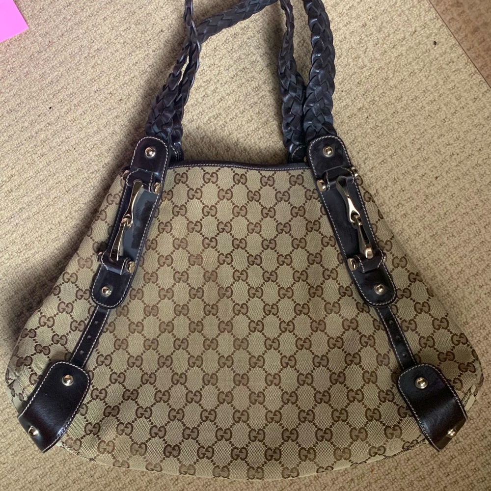 Gucci Pelham Monogram Canvas Shoulder Bag - Medium
